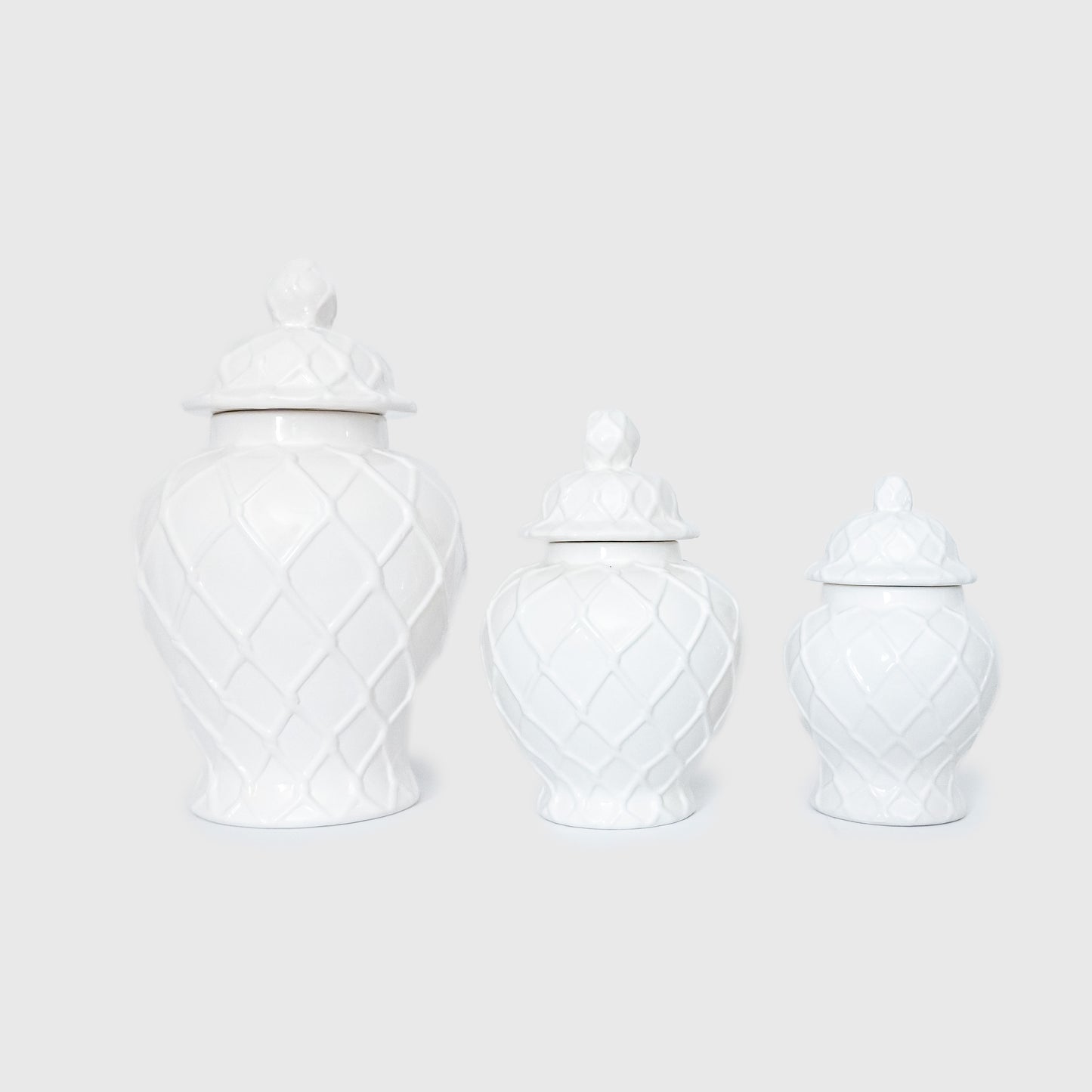 White Ginger Jar - Small