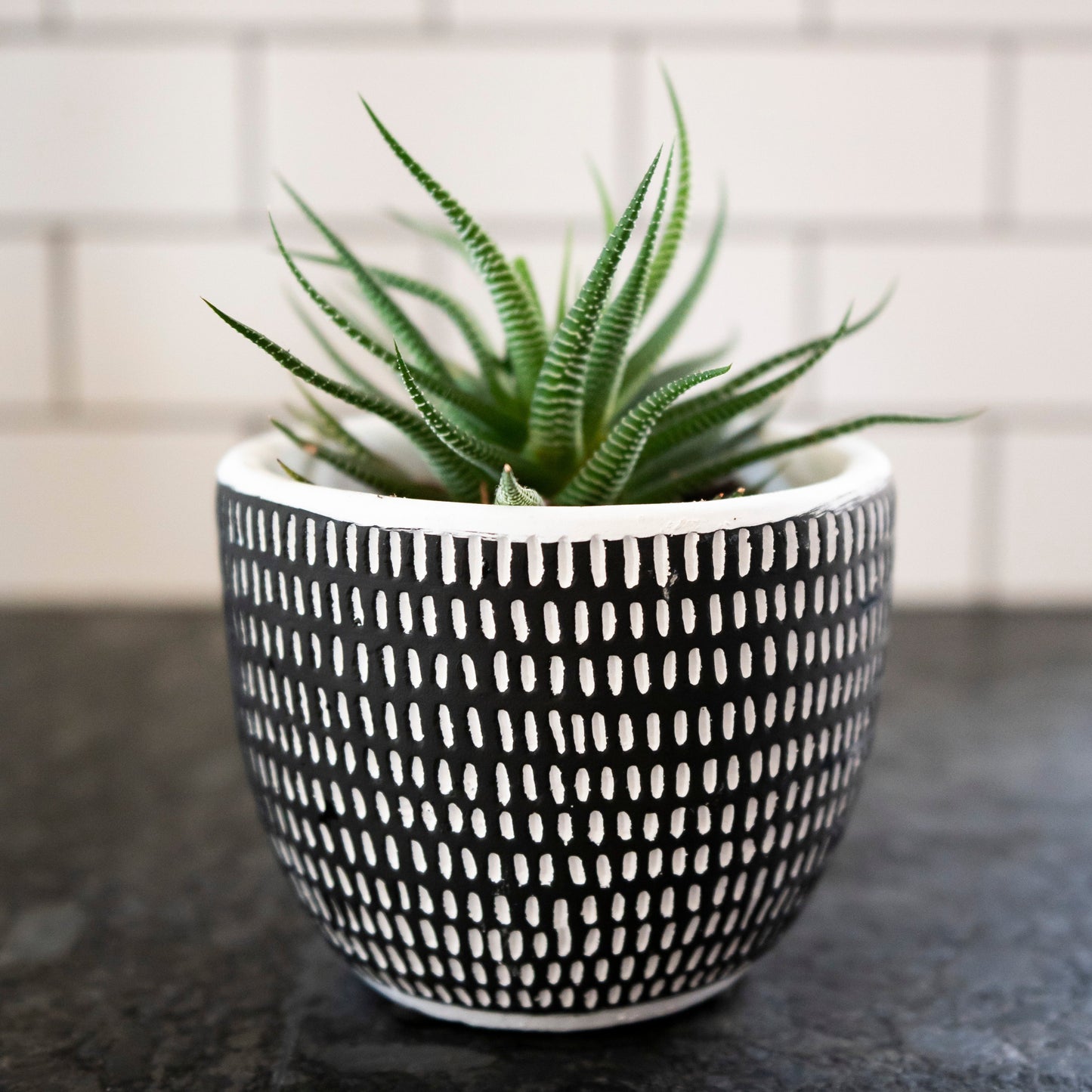 Black & White Pot