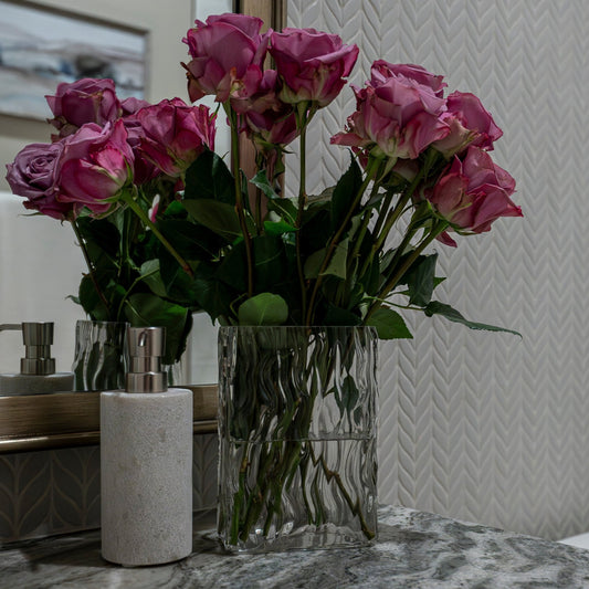 Rectangular Glass Vase